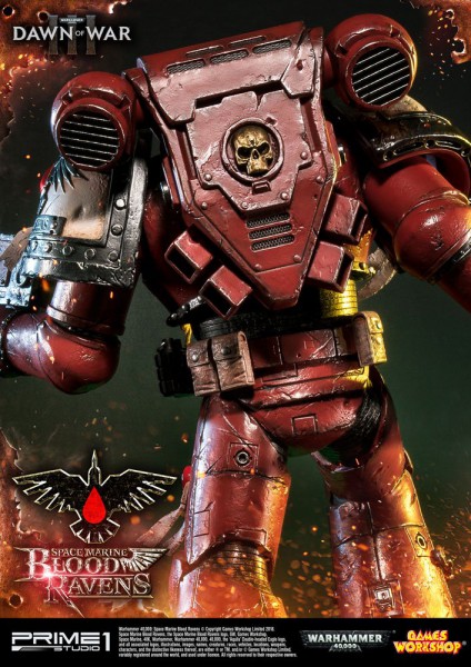 Warhammer 40K Dawn of War III - Space Marine Blood Ravens Statue: Prime 1 Studio