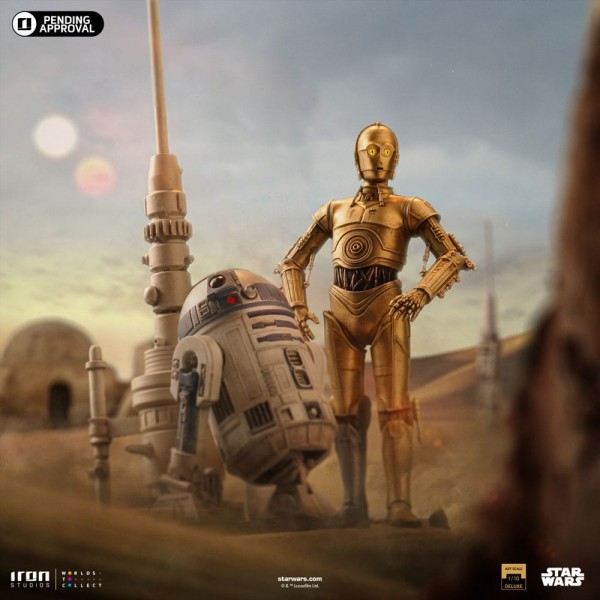 Star Wars - C-3PO & R2D2 Statue / Deluxe Art Scale: Iron Studios