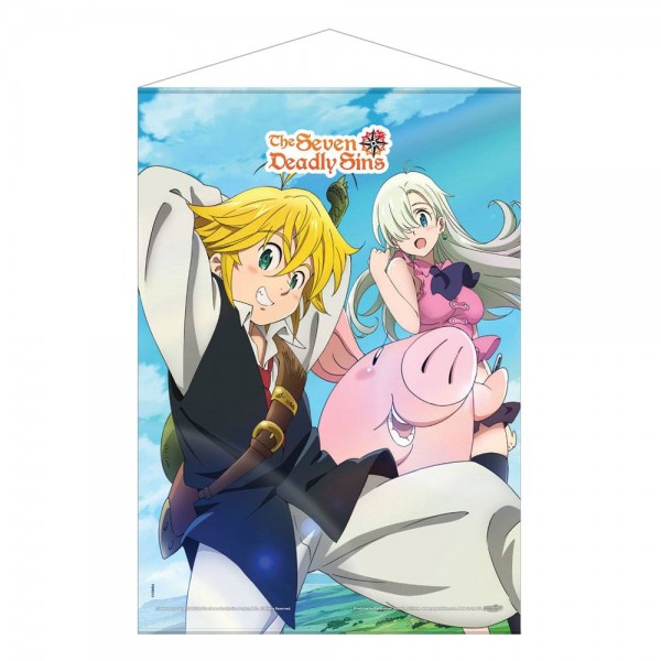 The Seven Deadly Sins - Meliodas, Elizabeth & Hawk Wallscroll: POPbuddies