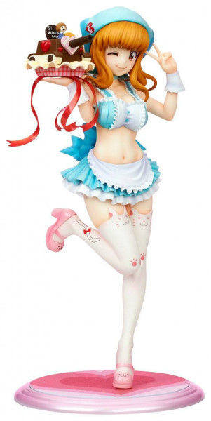 Girls und Panzer DreamTech - Saori Takebe Statue / Valentine Apron Version: Wave