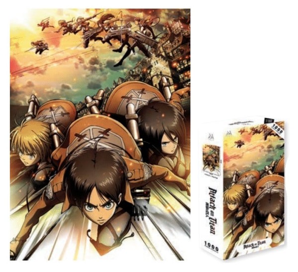 Attack on Titan - Puzzle 1000 Teile: Plastoy