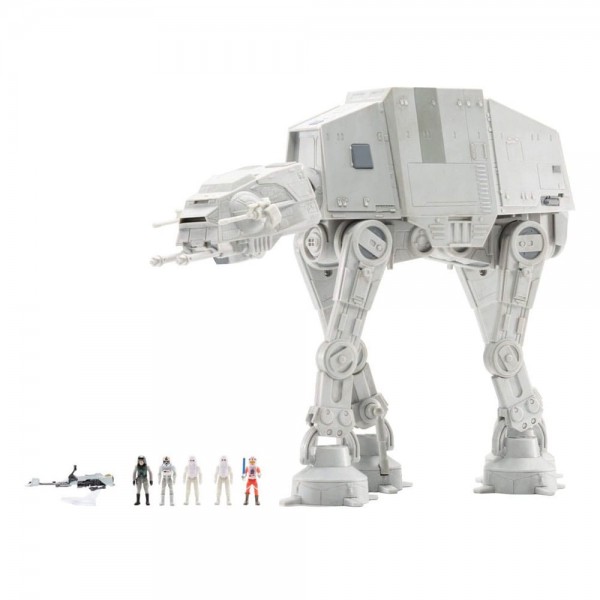 Star Wars Micro Galaxy - Squadron Feature Fahrzeug mit Figuren Assault Class AT-AT: Jazwares