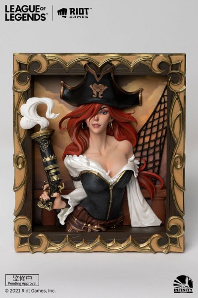 League of Legends - Miss Fortune 3D Bilderrahmen / The Bounty Hunter: Infinity Studio