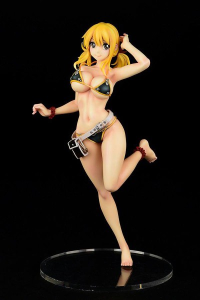 Fairy Tail - Lucy Heartfilia Statue / Swimwear Gravure Style - Noir Version: Orca Toys