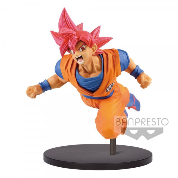 Dragon Ball - SSJ God Son Goku Figur / FES: Banpresto