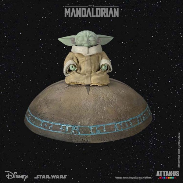 Star Wars The Mandalorian Classic Collection - Grogu Summoning the Force Statue: Attakus