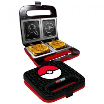 Pokémon - Sandwichmaker Poke Ball Pikachu: Uncanny Brands Pokémon - Sandwichmaker Poke Ball Pikachu: Uncanny Brands