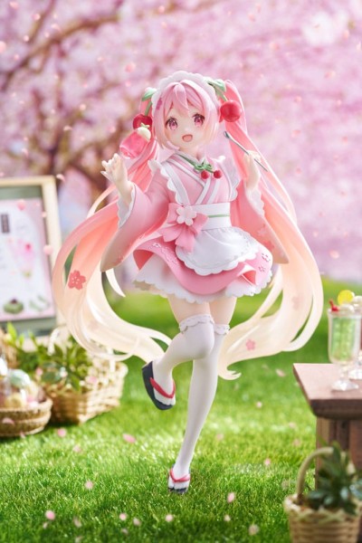 Vocaloid - Sakura Miku Figur / Japanese Cafe Version [NEUAUFLAGE]: Furyu
