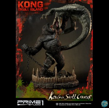 Kong Skull Island - Kong vs Skull Crawler Statue: Prime 1 Studio Kong Skull Island - Kong vs Skull Crawler Statue: Prime 1 Studio