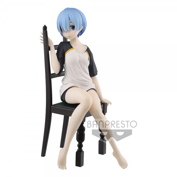 Re: Zero Starting Life in Another World - Rem Figur / Relax Time T-Shirt Version: Banpresto
