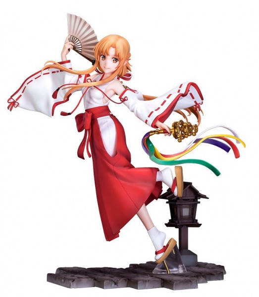 Sword Art Online - Asuna Statue: Miko Version [ LEICHT BESCHÄDIGTE VERP.]: Souyokusha