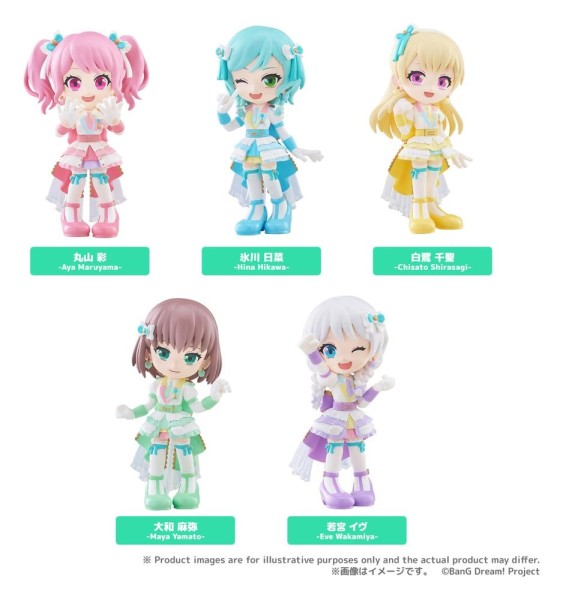 BanG Dream! - PalVerse Minifiguren / Pastel*Palettes Blind Box Display (6): Bushiroad