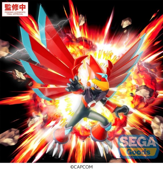 Mega Man - Mega Man Falzar Beast Figur / Luminasta Battle Network: Sega