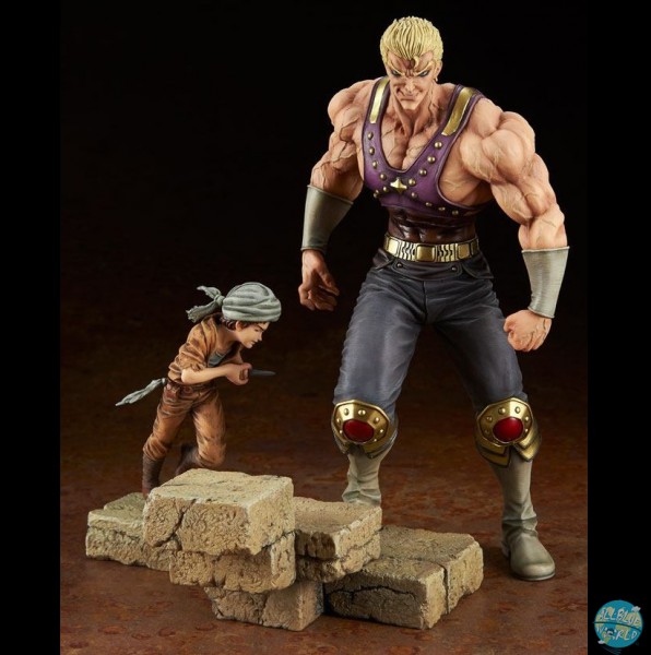 Fist of the North Star - Holy Emperor Souther-sama & Turban Kid Statue: Embrace Japan