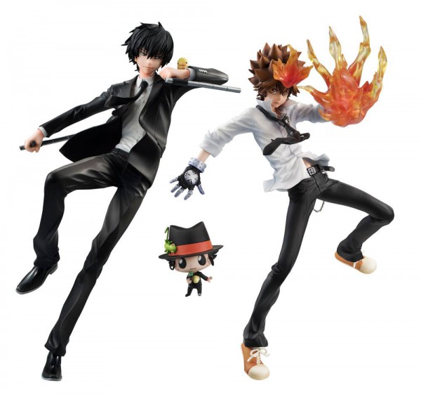 Reborn! - Tsunayoshi Sawada & Hibari Kyoya Statuen / G.E.M Serie: MegaHouse