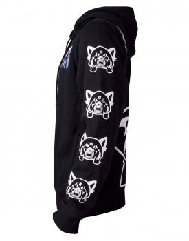 Vorschau: Aggretsuko - Kapuzenjacke Größe XL / Motiv Sleeve Faces: Difuzed Vorschau: Aggretsuko - Kapuzenjacke Größe XL / Motiv Sleeve Faces: Difuzed