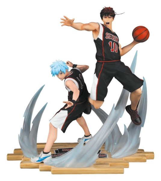 Kuroko's Basket - Tetsuya Kuroko & Taiga Kagami Statue / Black Jersey Edition: Taka Corp Studio