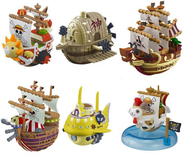 One Piece - Schiff-Set / Wobbling Pirate Ship Collection: MegaHouse