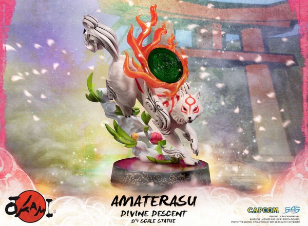 Okami - Amaterasu Statue / Divine Descent Version: First 4 Figures