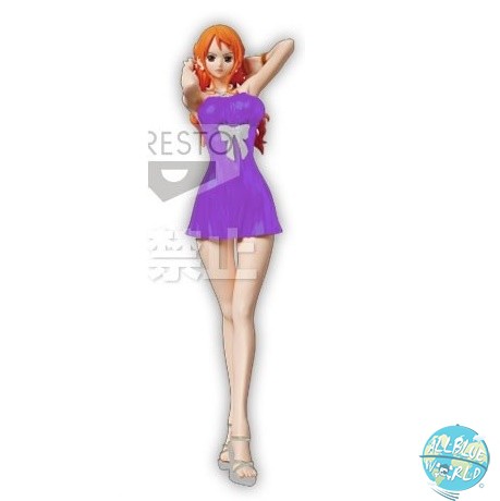 One Piece Movie Gold - Nami Figur - Glitter & Glamours / purple Version: Banpresto