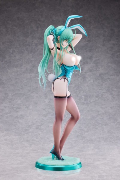 Original Character - Green Twin Tail Bunny-chan Statue: PartyLook