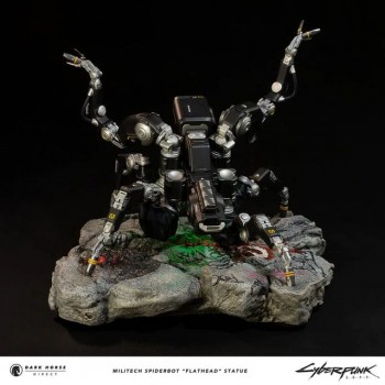 Cyberpunk 2077 -  Militech Spiderbot "Flathead" Statue: Dark Horse Cyberpunk 2077 -  Militech Spiderbot "Flathead" Statue: Dark Horse