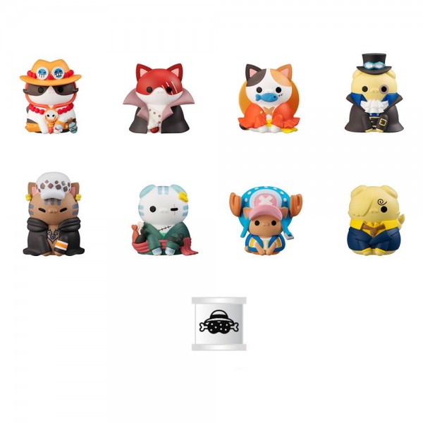 One Piece - Mega Cat Project Sammelfiguren / NyanPieceNyan! Vol. 1 Special Set: MegaHouse