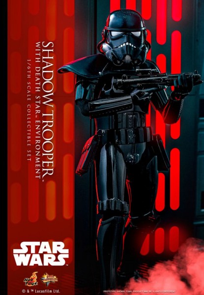Star Wars - Shadow Trooper with Death Star Environment Actionfigur / Movie Masterpiece: Hot Toys