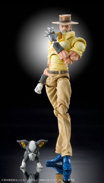 Jojo's Bizarre Adventure - Joseph Joestar & Iggy Actionfigur / Version : Medicos Entertainment