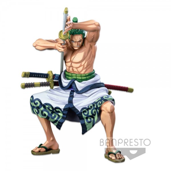 One Piece - Lorenor Zorro Figur / Master Stars Piece - Two Dimensions: Banpresto