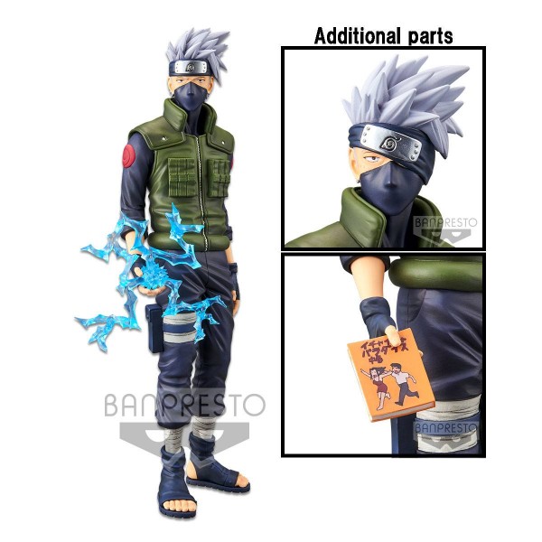 Naruto Shippuuden - Hatake Kakashi Figur / Grandista nero: Banpresto