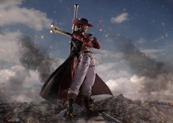 One Piece - Dracule Mihawk HawkeyeActionfigur / S.H.Figuarts: Tamashii Nations