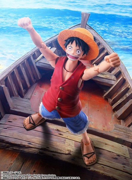 One Piece - Monkey D. Ruffy Actionfigur / S.H. Figuarts - Romance Dawn: Tamashii Nations