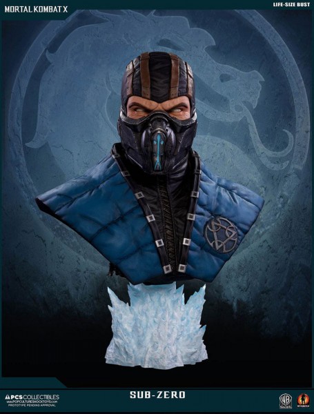 Mortal Kombat X - Sub-Zero Life-Size Büste: POP Culture Shock