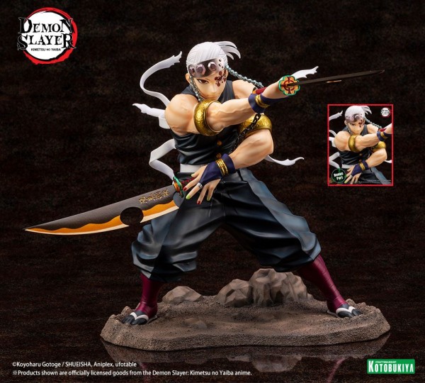 Demon Slayer: Kimetsu no Yaiba - Tengen Uzui Statue / ARTFXJ Bonus Edition: Kotobukiya