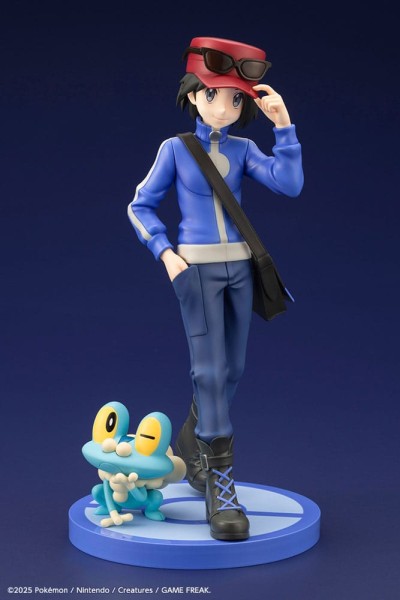 Pokémon - Calem & Froxy Statue / ARTFXJ: Kotobukiya