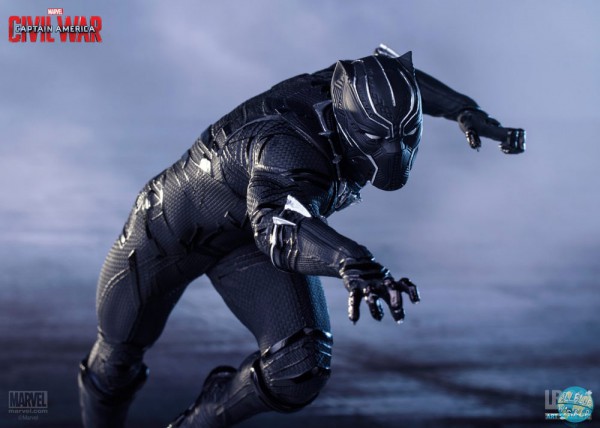 Captain America Civil War - Black Panther Statue: Iron Studios