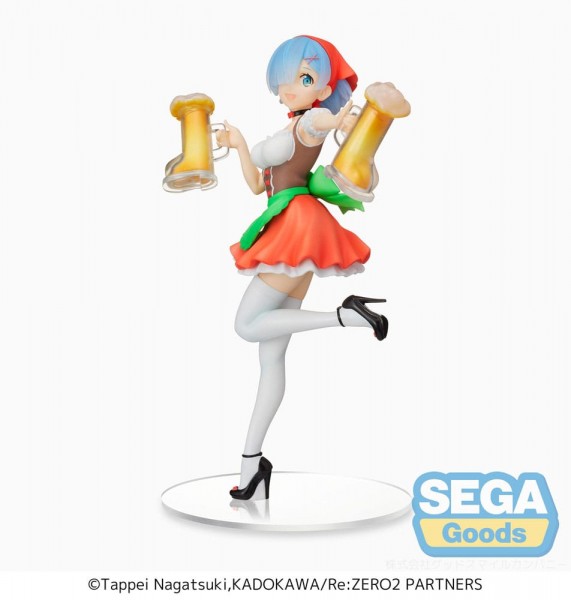 Re:Zero Starting Life in Another World - Rem Figur / Oktoberfest Ver. (re-run): Sega