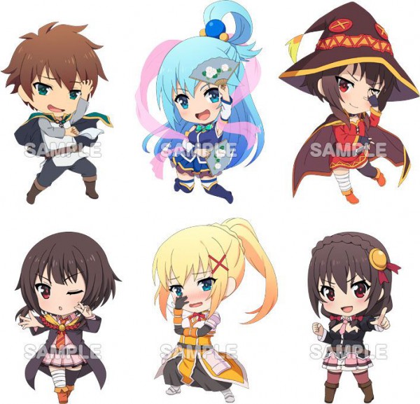 KonoSuba Crimson Legend - Schlüsselanhänger Nendoroid Plus 6er-Pack: Good Smile Company