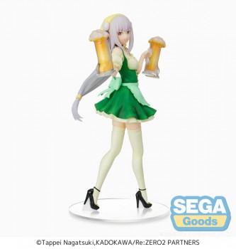Re:Zero Starting Life in Another World - Emilia Figur / Oktoberfest Ver. (re-run): Sega Re:Zero Starting Life in Another World - Emilia Figur / Oktoberfest Ver. (re-run): Sega