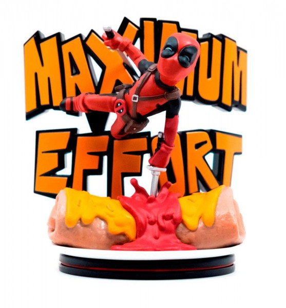 Marvel - Deadpool Figur / Maximum Effort - Q-Fig MAX Diorama: Quantum Mechanix