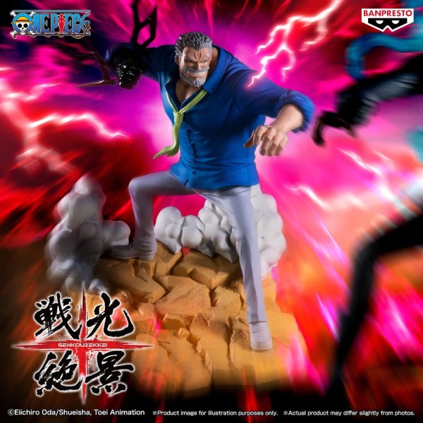 One Piece - Monkey D. Garp Figur / Senkozekkei: Bapresto
