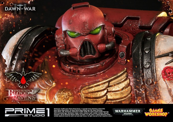 Warhammer 40K Dawn of War III - Space Marine Blood Ravens Statue: Prime 1 Studio