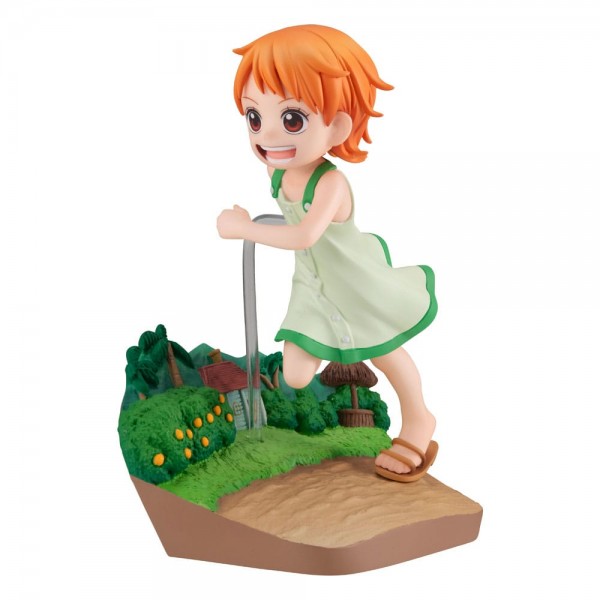 One Piece G.E.M. Serie - Nami Statue / Run! Run! Run!: MegaHouse