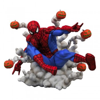 Marvel Comic - Spider-Man Pumpkin Bombs Statue / Gallery Vs. PVC: Diamond Select Marvel Comic - Spider-Man Pumpkin Bombs Statue / Gallery Vs. PVC: Diamond Select