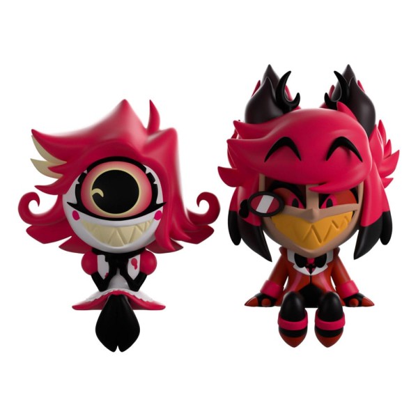 Hazbin Hotel - Alastor & Niffty Monitor Buddiez Vinyl Figur: Youtooz