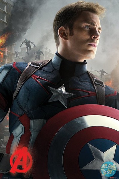 Avengers Age of Ultron Pyramide Poster Captain America 61 x 91cm