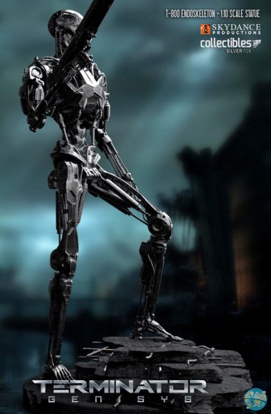 Terminator Genesis - T800 Endoskelett Statue *Limited*: Silver Fox Collectibles