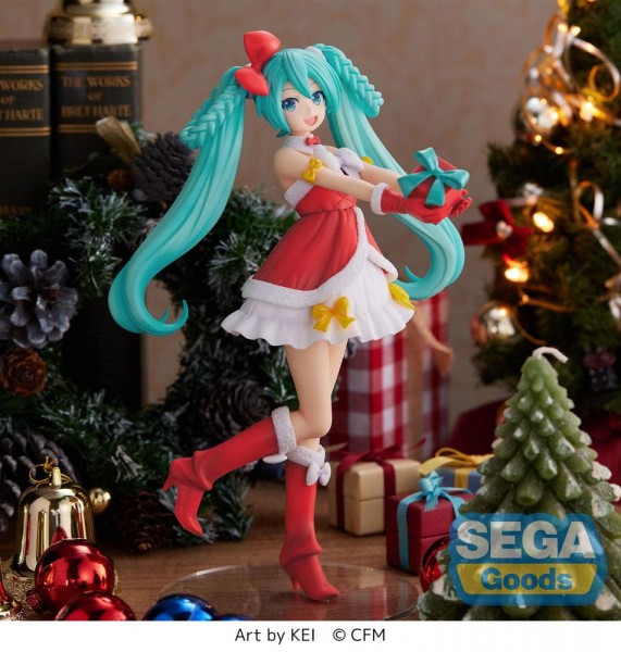 Hatsune Miku - Hatsune Miku Figur / Christmas 2022 Version: Sega