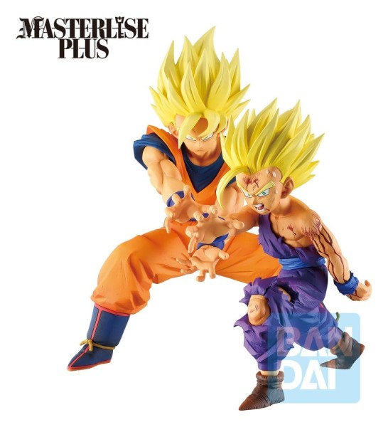 Dragon Ball Z - Vater-Sohn Kamehameha Figur / Ichibansho Masterlise Plus - Battle of Gods
